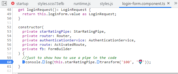 Component source in Chrome DevTools